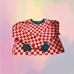 Forever 21 Checkered Crop Top